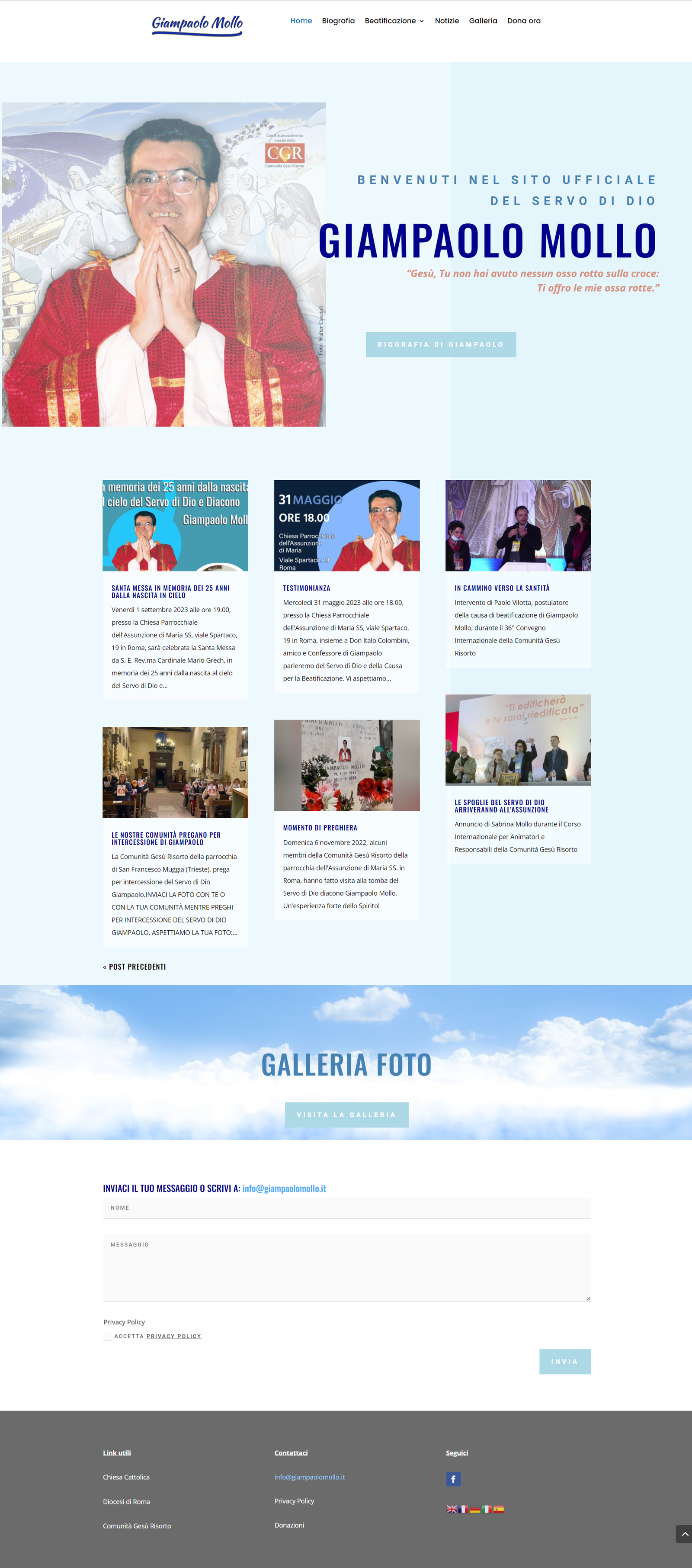 Website Giampaolo Mollo
